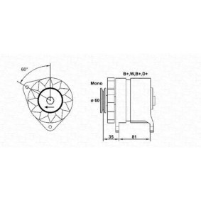 Lichtmaschine 943356455010 von MAGNETI MARELLI günstig für 122,88 € online kaufen