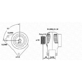 Lichtmaschine 943356530010 von MAGNETI MARELLI günstig für 154,46 € online kaufen