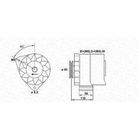Lichtmaschine von MAGNETI MARELLI