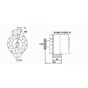 Lichtmaschine von MAGNETI MARELLI