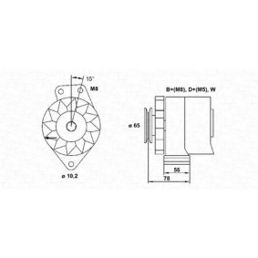 Lichtmaschine von MAGNETI MARELLI