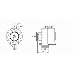 Lichtmaschine 943356729010 von MAGNETI MARELLI günstig für 156,68 € online kaufen