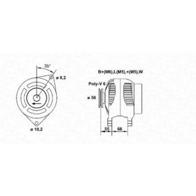 Lichtmaschine 943356946010 von MAGNETI MARELLI günstig für 114,83 € online kaufen