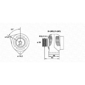Lichtmaschine 943356965010 von MAGNETI MARELLI günstig für 103,74 € online kaufen
