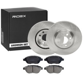 Acquista Kit dischi e pastiglie da RIDEX online per Corsa Mk III (D) Hatchback (S07) a prezzi moderati