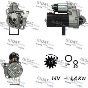 Köp Startmotor av SIDAT S12BH0688 till det låga priset 2718,53 kr