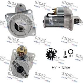 Köp Startmotor av SIDAT S12VA0045 till det låga priset 3269,03 kr