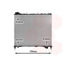 Achetez des Radiateur du moteur VAN WEZEL 02012709 à prix pour 179,79 €