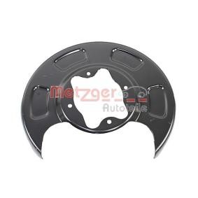 Compre Chapa deflectora, disco de travão da METZGER 6115321 a um preço baixo por 13,51 €