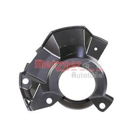 Compre Chapa deflectora, disco de travão da METZGER 6115370 a um preço baixo por 22,14 €