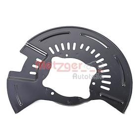 Compre Chapa deflectora, disco de travão da METZGER 6115401 a um preço baixo por 8,52 €