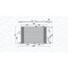 Klimakondensator 350203927000 für Astra G CC (T98) für 77,68 CHF