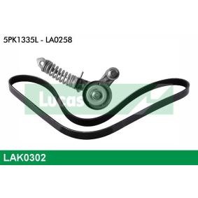 Acquista Kit Cinghie Poly-V da LUCAS LAK0302 a buon mercato per soli 78,40 €