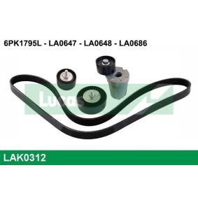 Keilrippenriemensatz LAK0312 für BMW