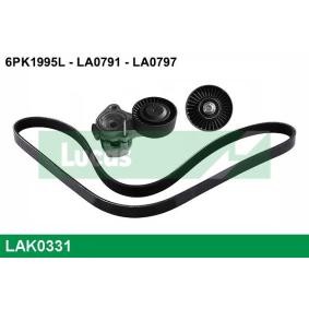 Keilrippenriemensatz LAK0331 für BMW