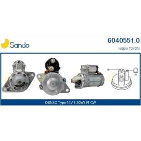 Köp Startmotor av SANDO 6040551.0 till det låga priset 1790,07 kr