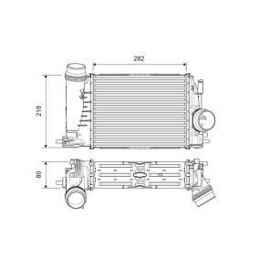 Köp Intercooler av VALEO 818316 till det låga priset 2036,39 kr