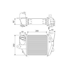 Köp Intercooler av VALEO 822906 till det låga priset 3083,55 kr