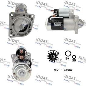 Köp Startmotor av SIDAT S12MH0064 till det låga priset 2639,08 kr