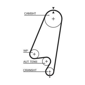 Achetez des Courroie de distribution GATES 1367RM à prix pour 15,96 €