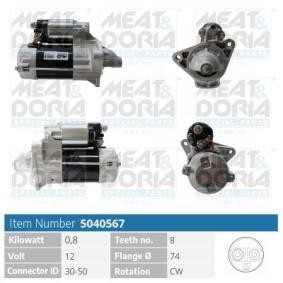Köp Startmotor av MEAT & DORIA 5040567 till det låga priset 1976,16 kr