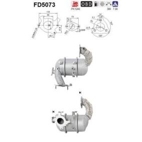 Flexrohr des Herstellers AS - Originalware Artikelnummer: FD5073