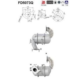 Flexrohr des Herstellers AS - Originalware Artikelnummer: FD5073Q