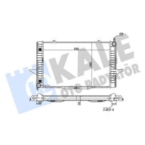 Achetez des Radiateur du moteur KALE OTO RADYATOR 346225 à prix pour 195,84 €