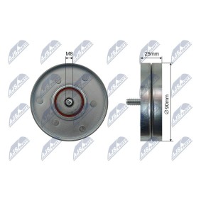 Acquista Galoppino guidacinghia, cinghia Poly-V da NTY RNK-AU-066 a buon mercato per soli 16,48 €