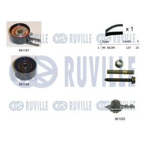 Wasserpumpe + Zahnriemensatz für VOLVO von RUVILLE