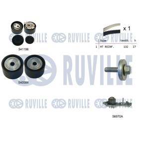 Wasserpumpe + Zahnriemensatz von RUVILLE