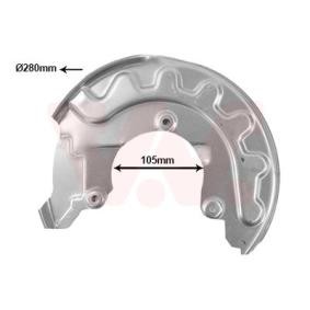 Compre Chapa deflectora, disco de travão da VAN WEZEL 5814372 a um preço baixo por 12,52 €