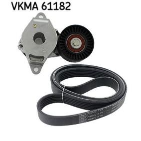 Achetez des Jeu de courroies trapézoïdales à nervures SKF VKMA 61182 à prix pour 146,76 €