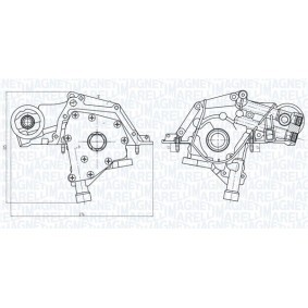 Ölpumpe für ALFA ROMEO von MAGNETI MARELLI