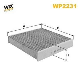 Köp Kupéfilter av WIX FILTERS WP2231 till det låga priset 483,60 kr