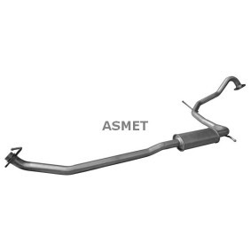Mittelschalldämpfer für HONDA von ASMET