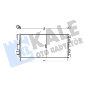 Acquista Condensatore climatizzatore da KALE OTO RADYATOR 343195 a buon mercato per soli 115,69 €