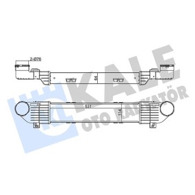 Comprar Intercooler de KALE OTO RADYATOR 345005 a bajo precio de 83,67 €