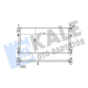 Achetez des Radiateur du moteur KALE OTO RADYATOR 345920 à prix pour 128,43 €
