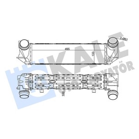 Comprar Intercooler de KALE OTO RADYATOR 352505 a bajo precio de 159,86 €