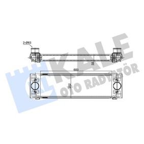 Köp Intercooler av KALE OTO RADYATOR 354140 till det låga priset 2628,70 kr