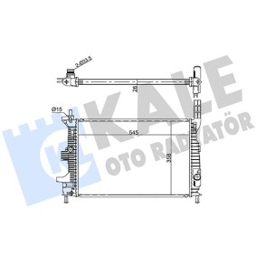 Achetez des Radiateur du moteur KALE OTO RADYATOR 354230 à prix pour 153,00 €