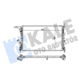 Achetez des Radiateur du moteur KALE OTO RADYATOR 354260 à prix pour 119,50 €