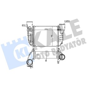 Ladeluftkühler 355010 für AUDI