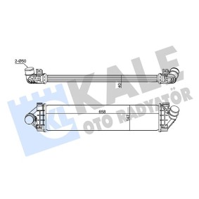 Köp Intercooler av KALE OTO RADYATOR 355015 till det låga priset 1643,58 kr