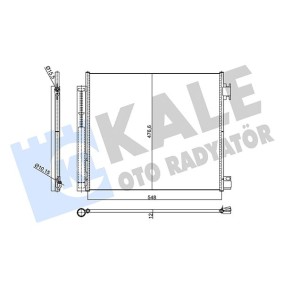 Klimakondensator 356110 für RENAULT