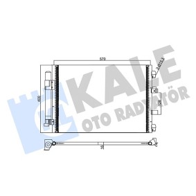 Klimakondensator 358250 für FORD