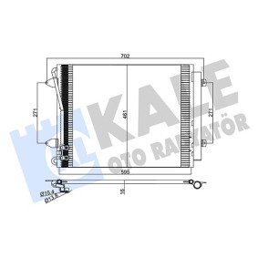 Klimakondensator 376100 für VW