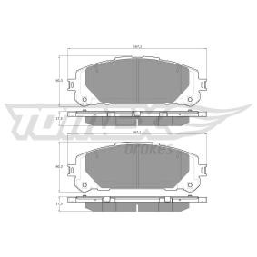 Acquista Kit pastiglie freni da TOMEX brakes TX 60-20 a buon mercato per soli 48,41 €