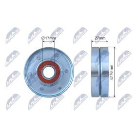 Compre Rolo tensor, correia trapezoidal estriada de NTY online para XK Coupe (X150) a preços moderados